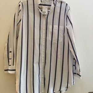 New H&M L.O.G.G. oversized button down - Size 14